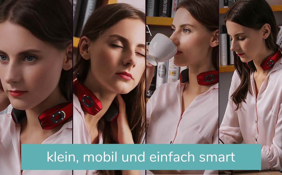 kleine smarte und mobile nackenmassagegeräte