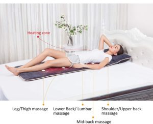 Snailax Massagematte mit Wärmefunktion