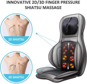 Comfier Massageauflage Shiatsu Massagetechnik integriert