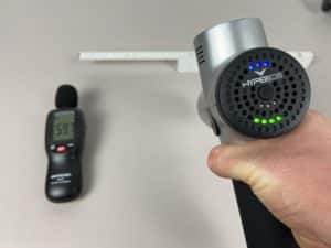 Lautstärke Test bei Hypervolt Massage Gun